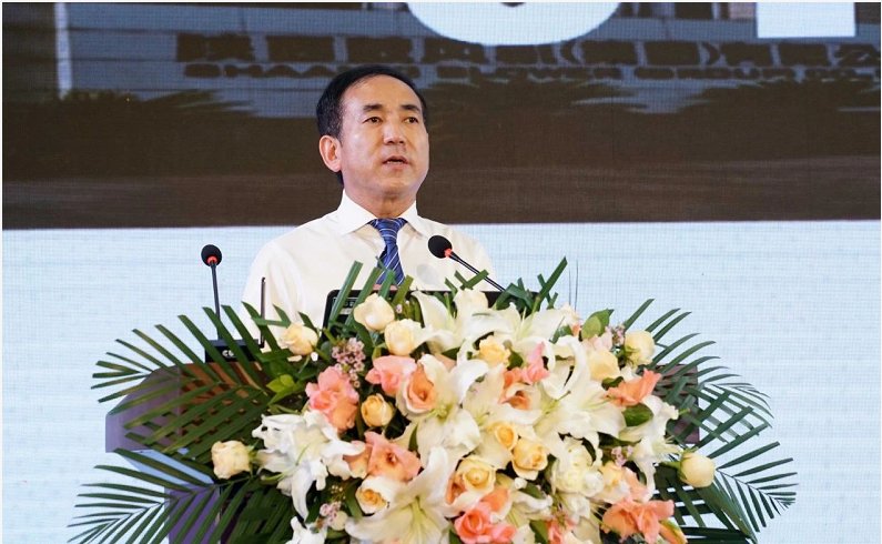 陜鼓集團(tuán)黨委書(shū)記、董事長(zhǎng)李宏安致辭