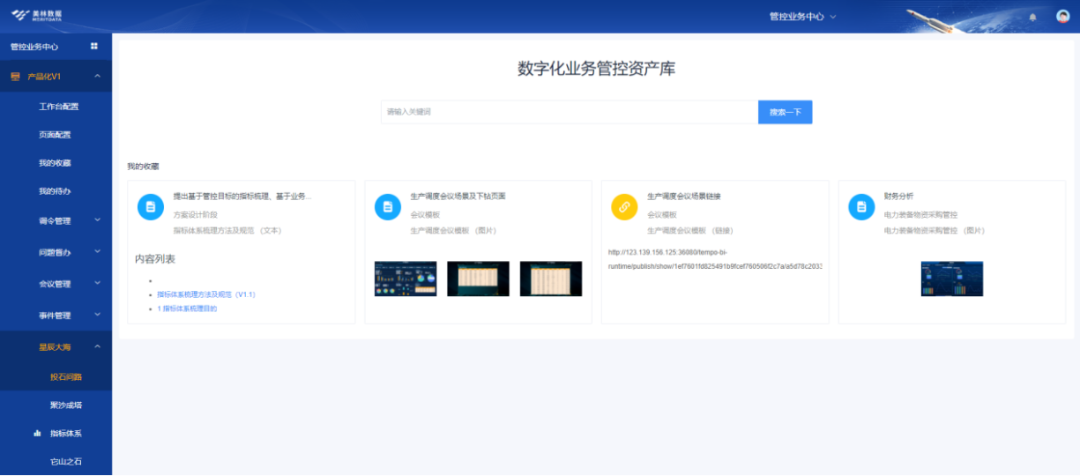 業(yè)務(wù)管控資產(chǎn)庫