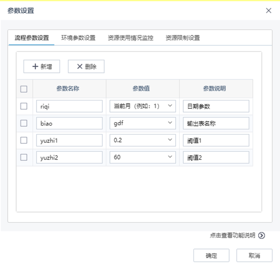 參數(shù)設(shè)置