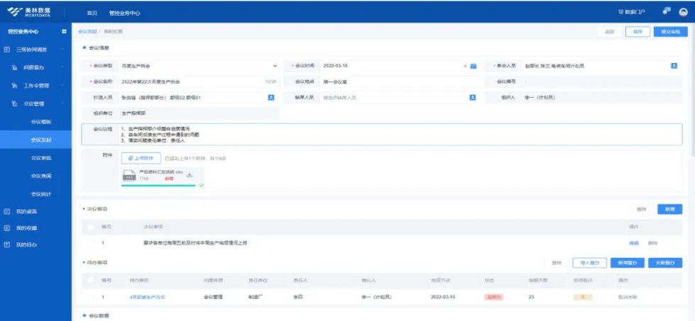 會(huì)議紀(jì)要編制、簽發(fā)