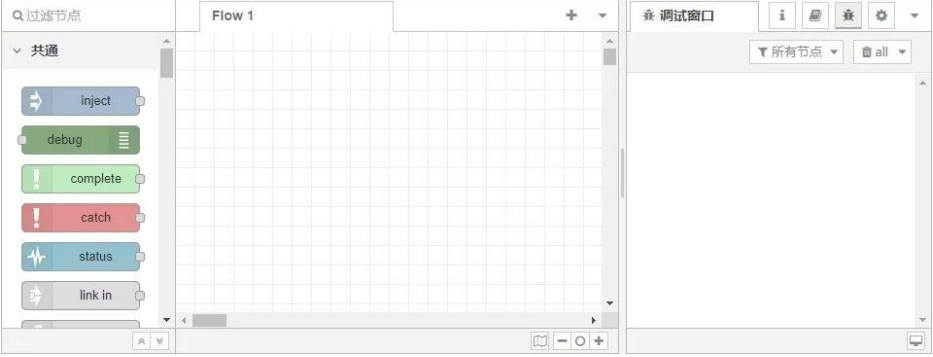 node-red 主界面環(huán)境