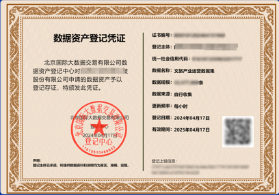 文旅公司數(shù)據(jù)資產(chǎn)入表